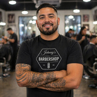 JOHNNY'S KAP SALON / Aanpasbaar T-shirt