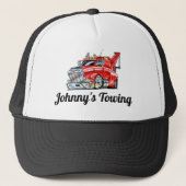 Johnny's Towing Trucker Hat Trucker Pet (Voorkant)