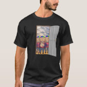 Johnny's vrienden bij de deur T-shirt (Voorkant)