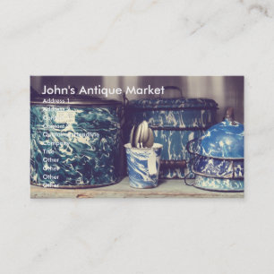 John's Antiek markt Visitekaartje