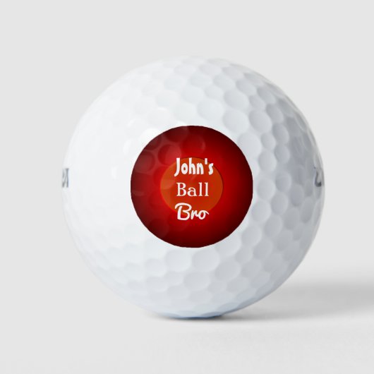 John's Ball Bro-tekst >Leuke golfballen (Voorkant)