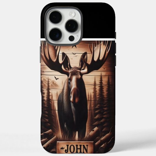 John's Forest Moose Case-Mate iPhone Case (Achterkant)