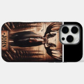 John's Forest Moose Case-Mate iPhone Case (Achterkant (horizontaal))