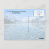 Johns Hopkins Glacier, Glacier Bay, Alaska Briefkaart (Achterkant)