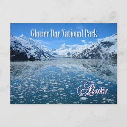 Johns Hopkins Glacier, Glacier Bay, Alaska Briefkaart (Voorkant)