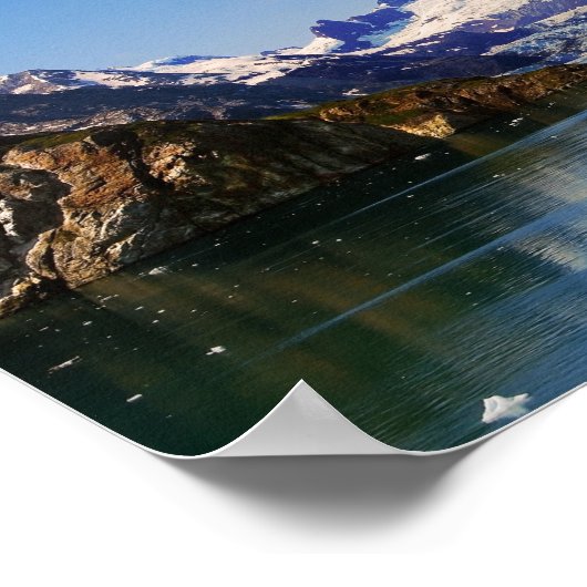 Johns Hopkins Glacier Panorama, Alaska Poster (Hoek)