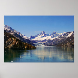 Johns Hopkins Glacier Panorama, Alaska Poster
