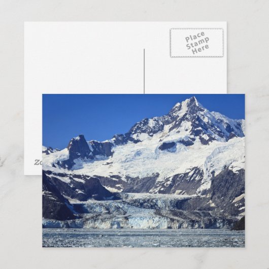 Johns Hopkins Gletsjer in Glacier Bay NP Briefkaart (Voorkant / Achterkant)