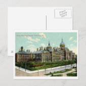 Johns Hopkins Hospital, Baltimore 1910  Briefkaart (Voorkant / Achterkant)
