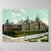 Johns Hopkins Hospital, Baltimore 1910  Poster (Voorkant)