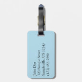 Johns Lake I in Glacier National Park Bagagelabel (Achterkant verticaal)