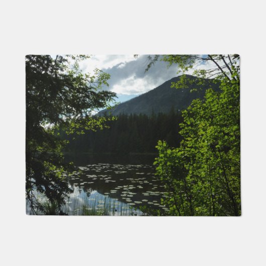 Johns Lake I in Glacier National Park Deurmat (Voorkant)