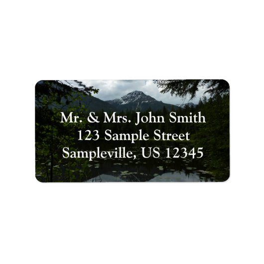 Johns Lake II in Glacier National Park Etiket (Voorkant)