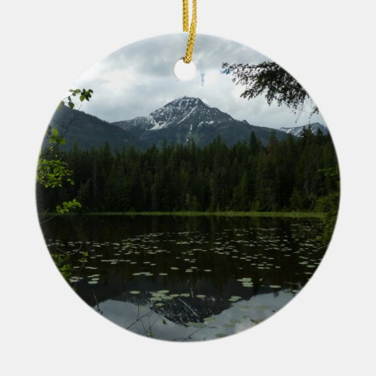 Johns Lake II in Glacier National Park Keramisch Ornament (Voorkant)