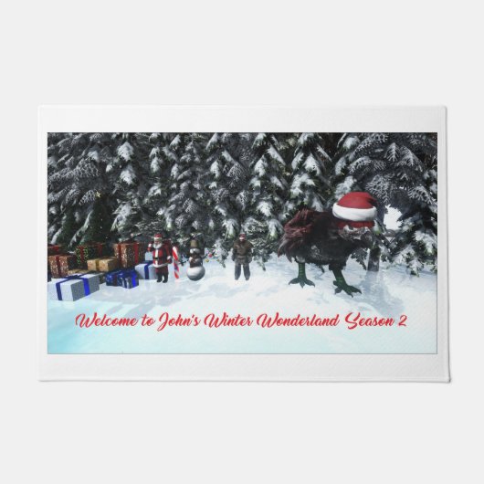 John's Winter Wonderland Season 2 Türmatte Deurmat (Voorkant)