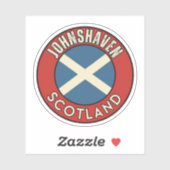 Johnshaven, Schotland Sticker (Vel)