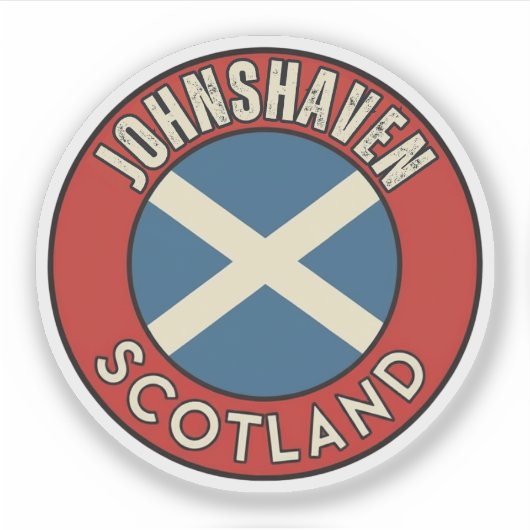 Johnshaven, Schotland Sticker (Voorkant)