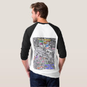 Johnson Air Base — Militair Brat T-shirt (Achterkant volledig)