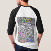 Johnson Air Base — Militair Brat T-shirt (Achterkant)