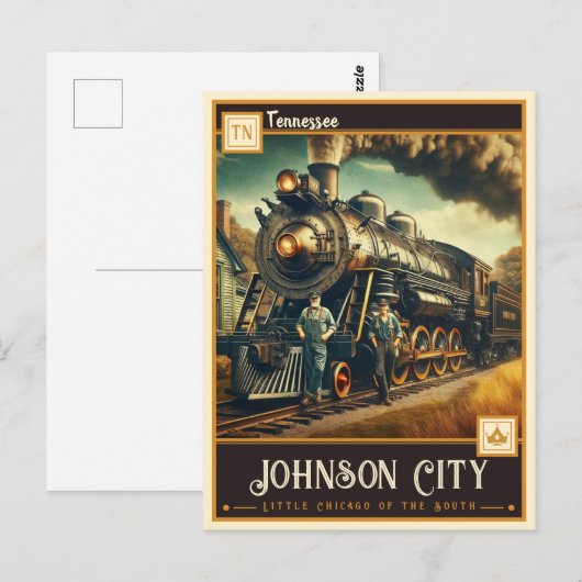 Johnson City, Tennessee | Briefkaart (Voorkant / Achterkant)