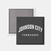 Johnson City Tennessee TN Magneet (Voorkant / Achterkant)