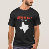 Johnson City Texas State America Travel Texas T-shirt (Voorkant)
