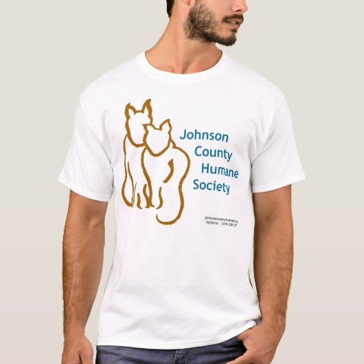 Johnson County Humane Society Logo T-shirt (Voorkant)