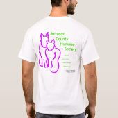 Johnson County Humane Society T-shirt (Achterkant)