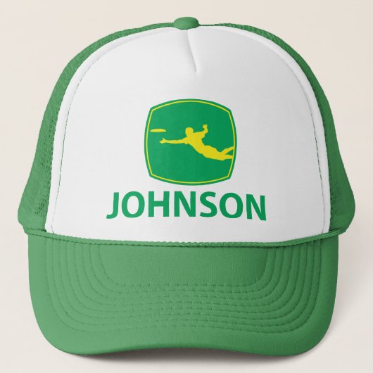 Johnson Deere w. Yellow Trucker Pet (Voorkant)