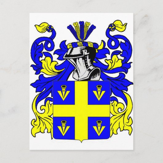 Johnson (Engels) wapenschild Briefkaart (Voorkant)