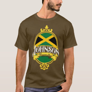 Johnson Familie Jamaica Vlag T-shirt