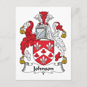 Johnson Family Crest Briefkaart