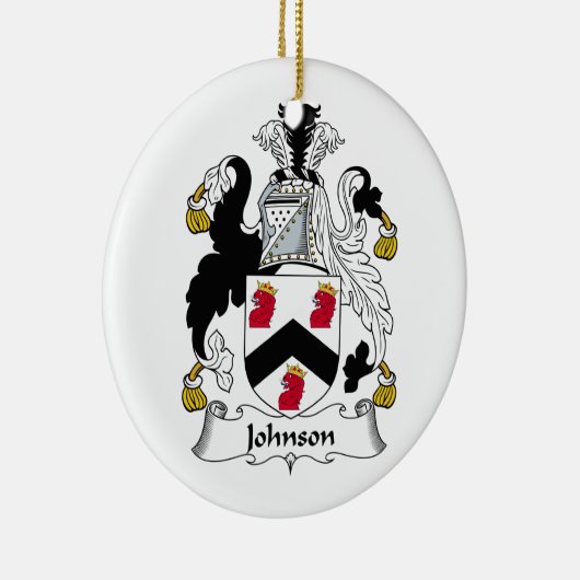 Johnson Family Crest Keramisch Ornament (Rechts)