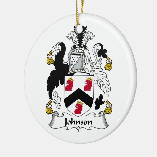 Johnson Family Crest Keramisch Ornament (Links)