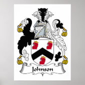 Johnson Family Crest Poster (Voorkant)