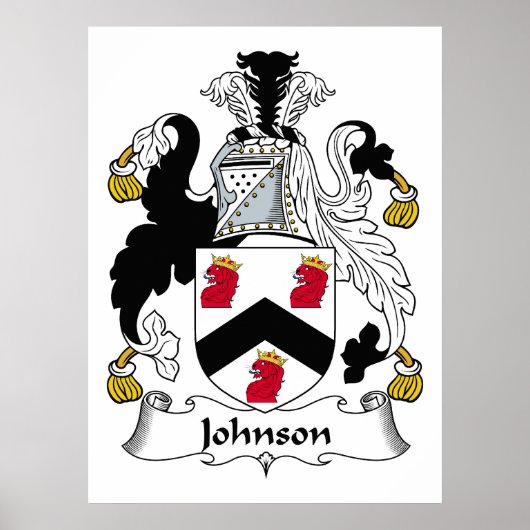 Johnson Family Crest Poster (Voorkant)
