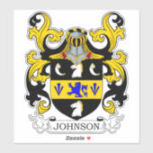 Johnson Family Crest Sticker (Vel)