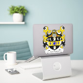 Johnson Family Crest Sticker (Laptop op bureau)
