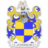 Johnson Family Crest Sticker (Voorkant)