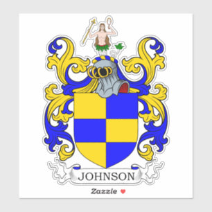 Johnson Family Crest Sticker