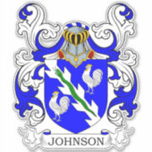 Johnson Family Crest Sticker (Voorkant)