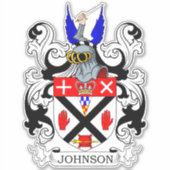 Johnson Family Crest Sticker (Voorkant)