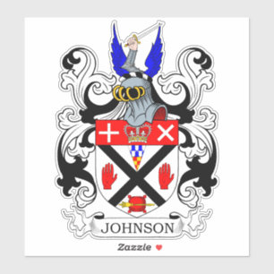 Johnson Family Crest Sticker