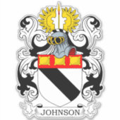 Johnson Family Crest Sticker (Voorkant)