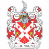 Johnson Family Crest Sticker (Voorkant)