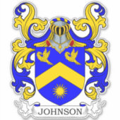 Johnson Family Crest Sticker (Voorkant)