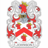 Johnson Family Crest Sticker (Voorkant)