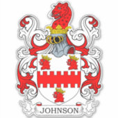Johnson Family Crest Sticker (Voorkant)