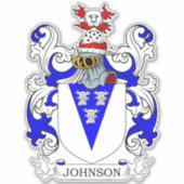 Johnson Family Crest Sticker (Voorkant)