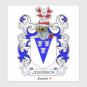 Johnson Family Crest Sticker (Vel)